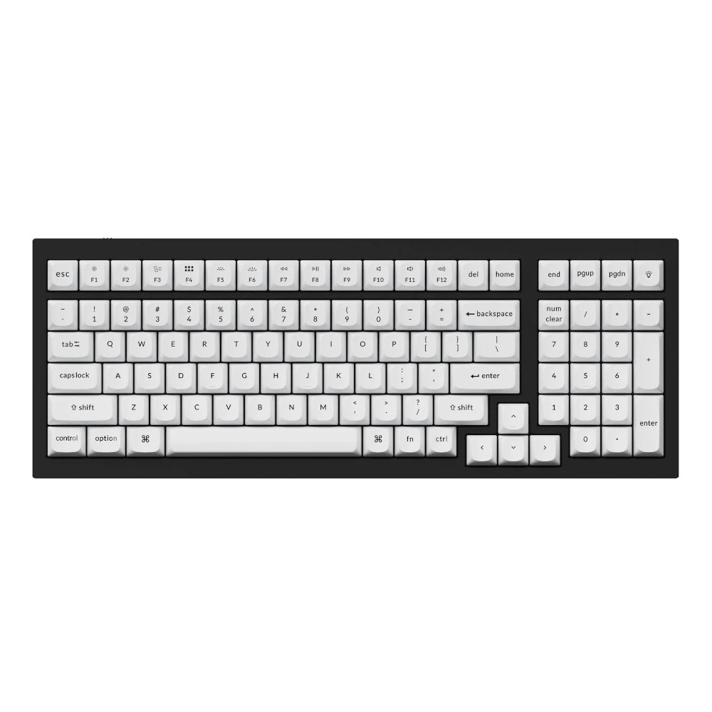 Keychron Double Shot PBT OSA Full Keycap Set - Black/White - Stellar Technologies