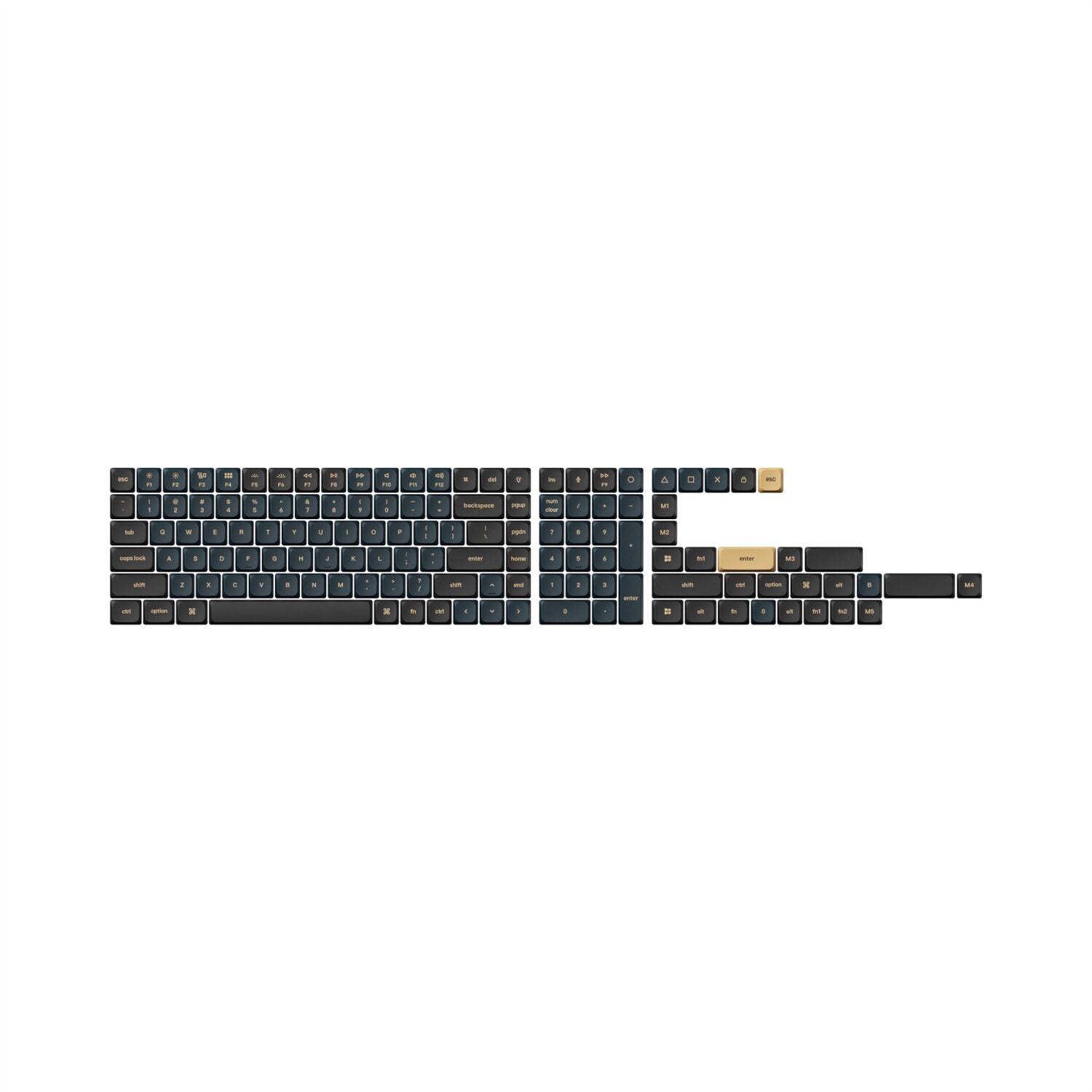 Keychron PBT LSA Knight Keycap Set V2 - Low Profile - Stellar Technologies