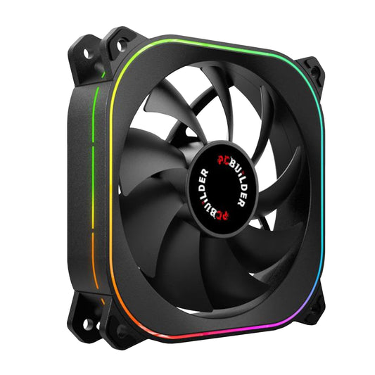 PCBuilder TORNADO CHILL 120mm ARGB Fan - Black - Stellar Technologies