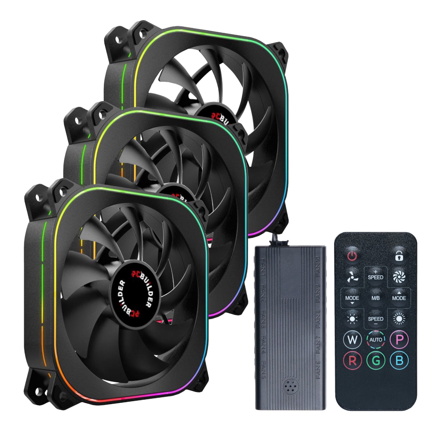 PCBuilder TORNADO CHILL ARGB 120mm Fan Kit - Stellar Technologies