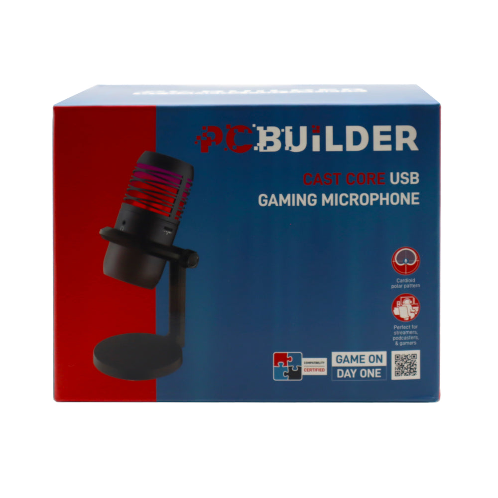 PCBuilder CAST CORE USB Gaming Microphone - Stellar Technologies