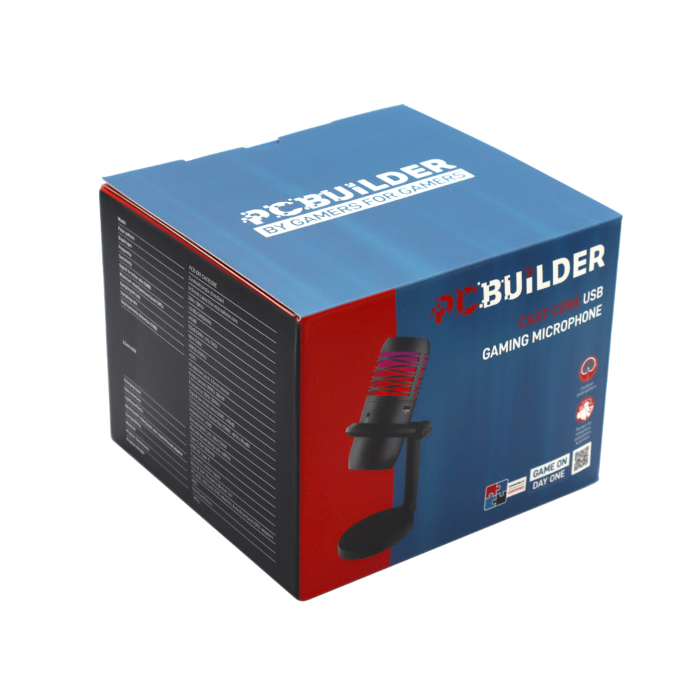 PCBuilder CAST CORE USB Gaming Microphone - Stellar Technologies