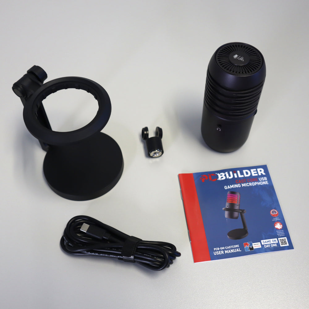 PCBuilder CAST CORE USB Gaming Microphone - Stellar Technologies
