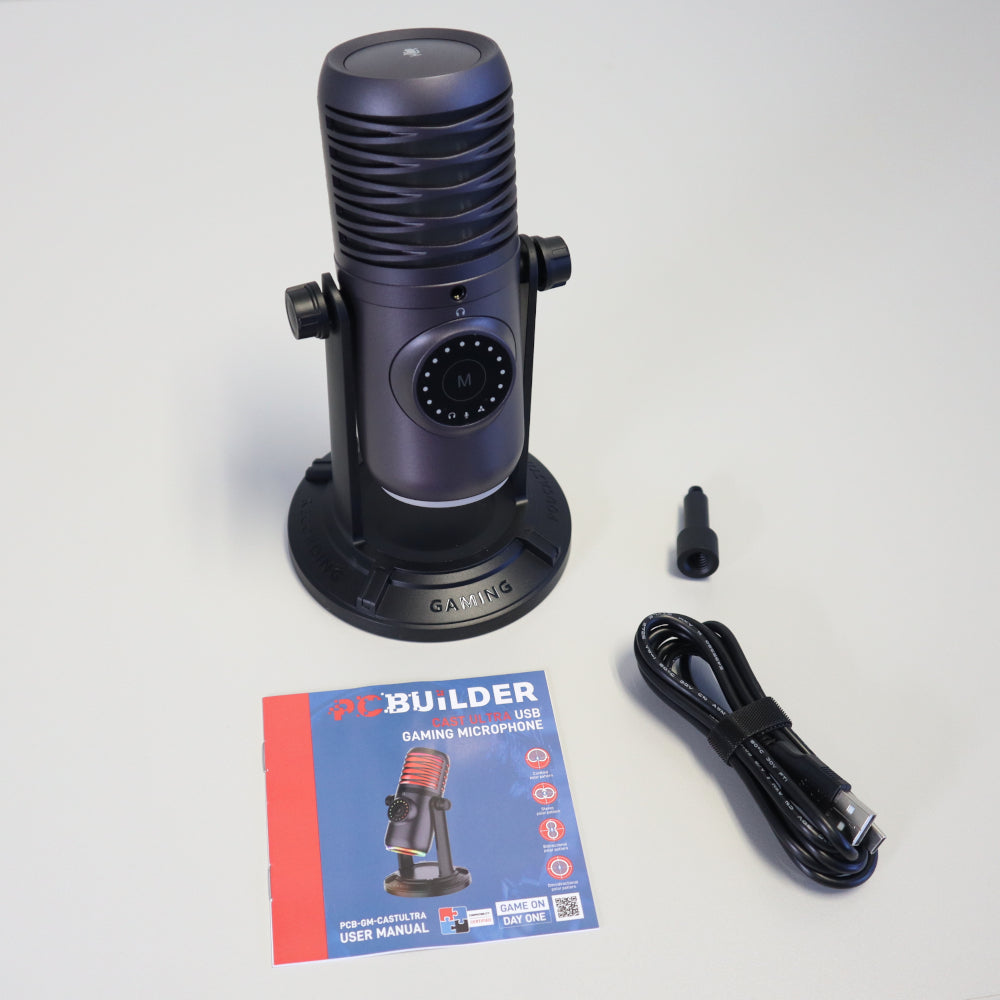 PCBuilder CAST ULTRA USB Gaming Microphone - Stellar Technologies