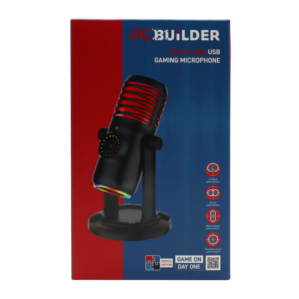 PCBuilder CAST ULTRA USB Gaming Microphone - Stellar Technologies