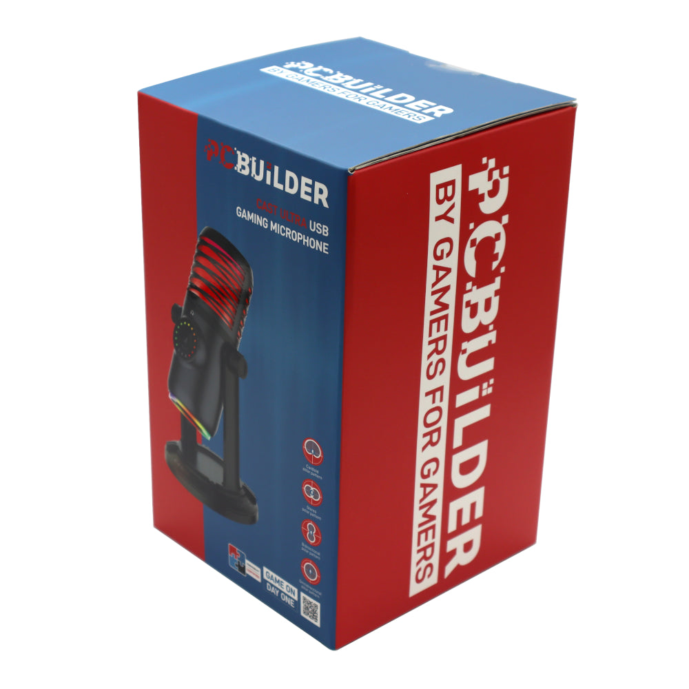 PCBuilder CAST ULTRA USB Gaming Microphone - Stellar Technologies