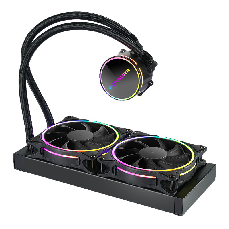 PCBuilder Hydro Chill 240MM AIO Liquid CPU Cooler ARGB - Stellar Technologies