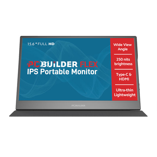 PCBuilder FLEX 15.6" Full HD IPS Portable Monitor - Stellar Technologies