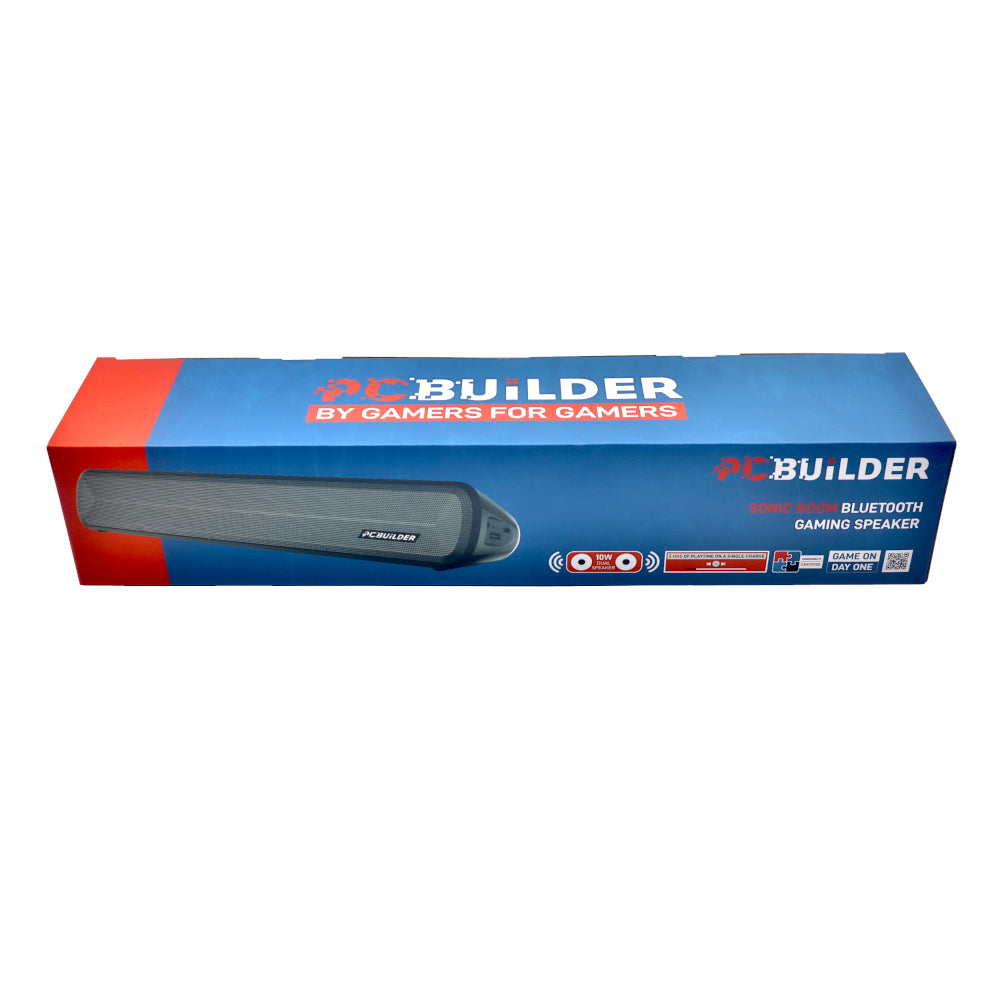 PCBuilder SONIC BOOM Bluetooth Gaming Speaker - Stellar Technologies