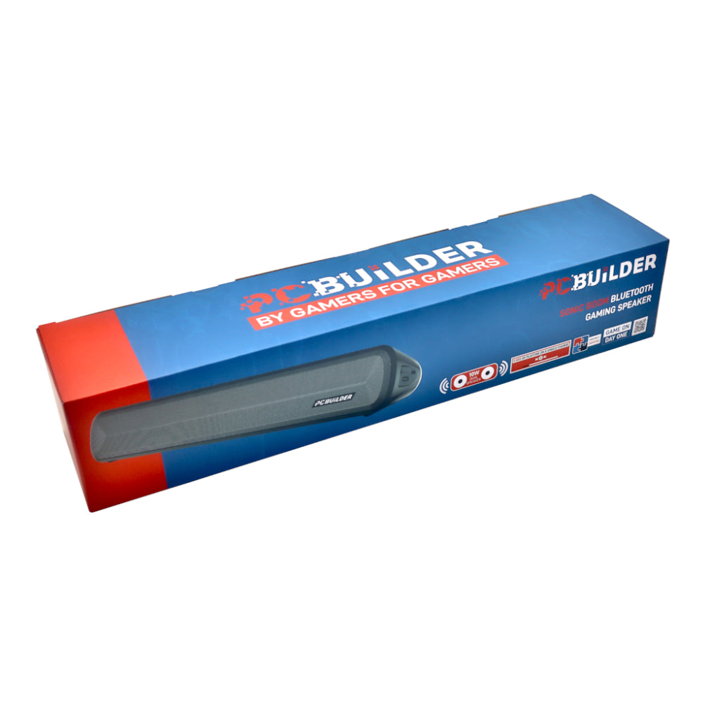 PCBuilder SONIC BOOM Bluetooth Gaming Speaker - Stellar Technologies