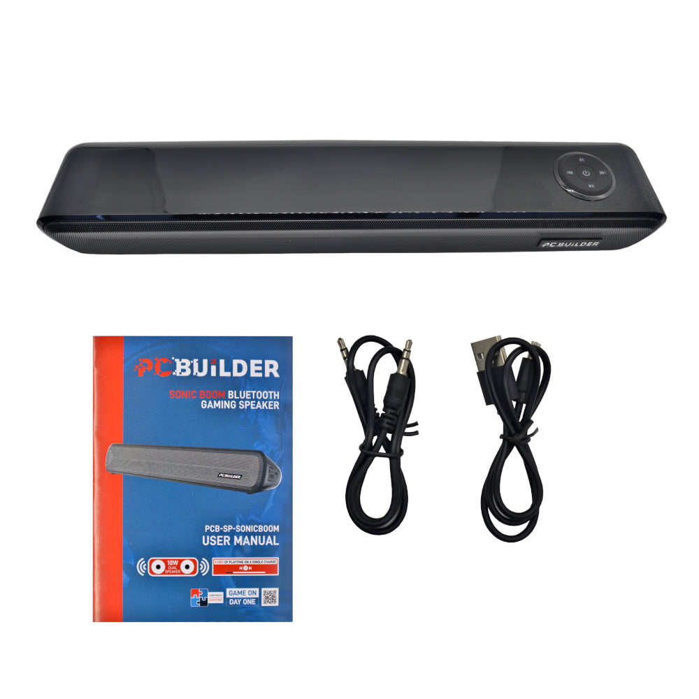PCBuilder SONIC BOOM Bluetooth Gaming Speaker - Stellar Technologies