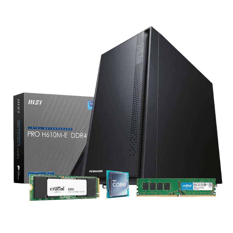 PCBuilder Intel i5-12400 HOME MASTER Windows 11 Desktop PC - Stellar Technologies