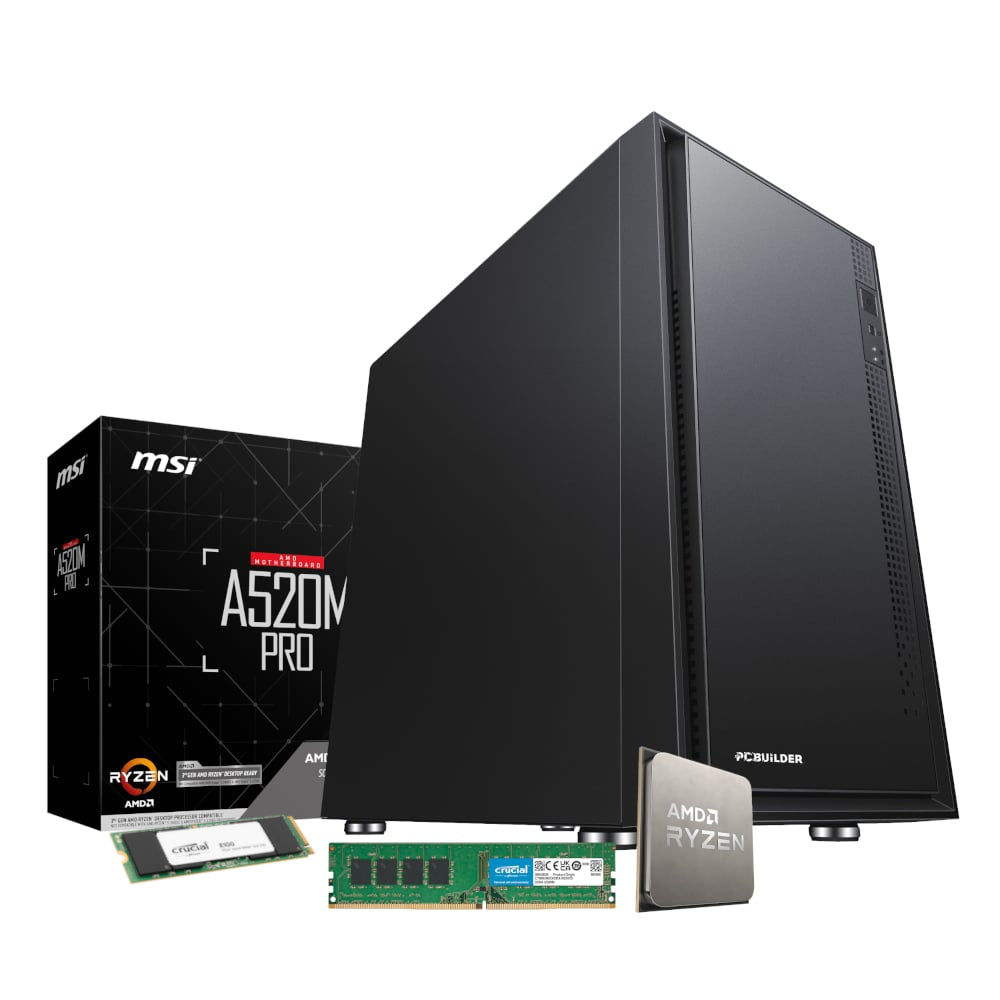 PCBuilder AMD Ryzen 7 5700G HOME MASTER Windows 11 Desktop PC - Stellar Technologies