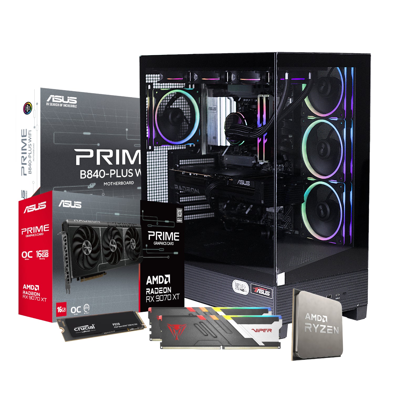 PCBuilder Ryzen 7 7800X3D MAXIMUS Windows 11 Gaming PC - Stellar Technologies