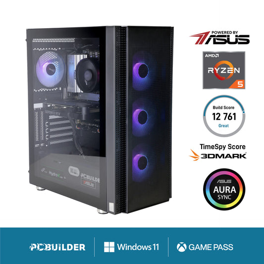 PCBuilder Ryzen 5 8400F OBLIVION Windows 11 Gaming PC - Stellar Technologies