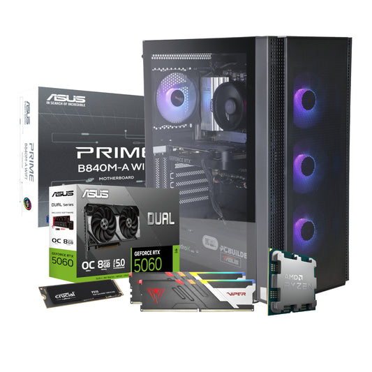 PCBuilder Ryzen 5 8400F OBLIVION Windows 11 Gaming PC - Stellar Technologies