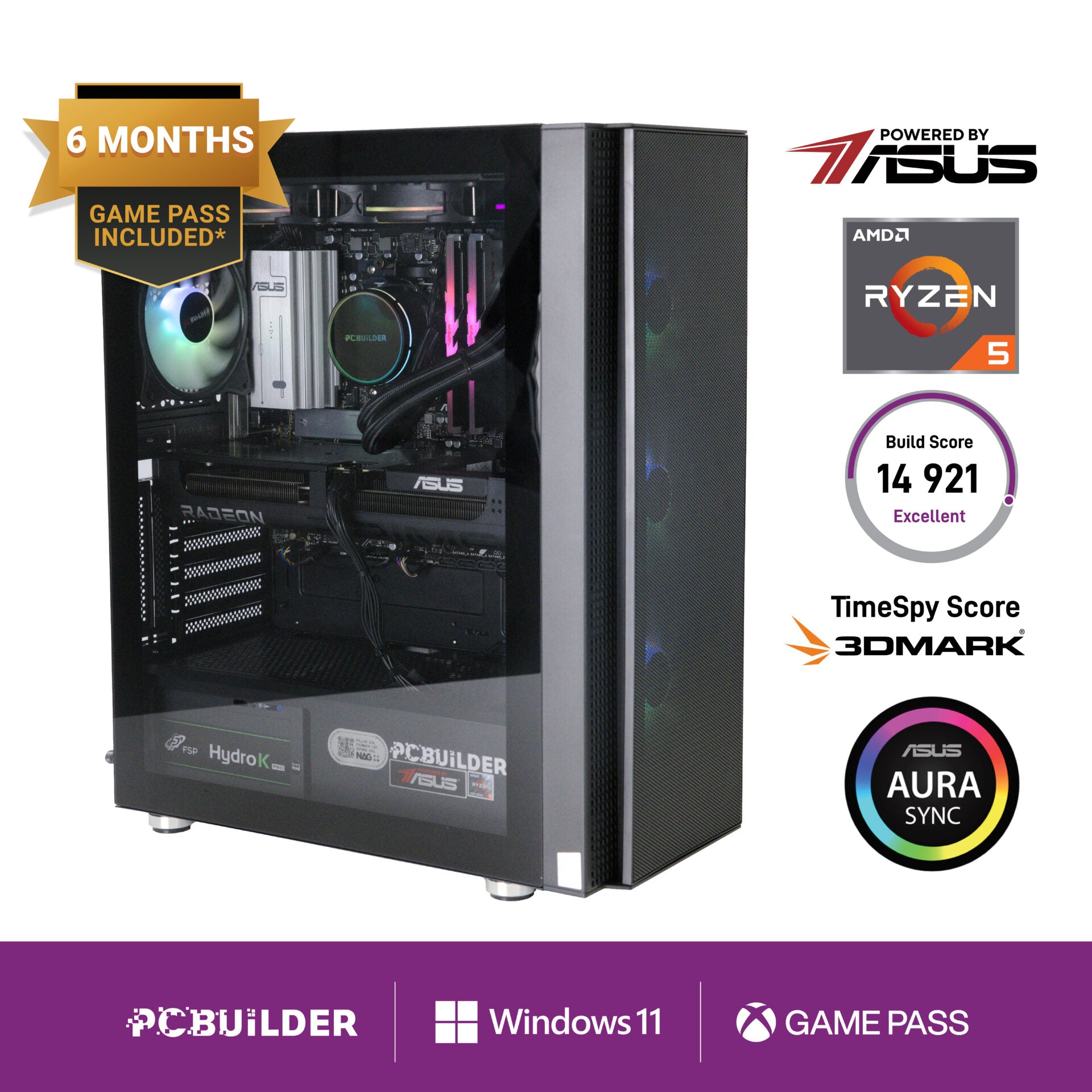 PCBuilder Ryzen 5 7600 SEEKER Windows 11 Gaming PC - Stellar Technologies