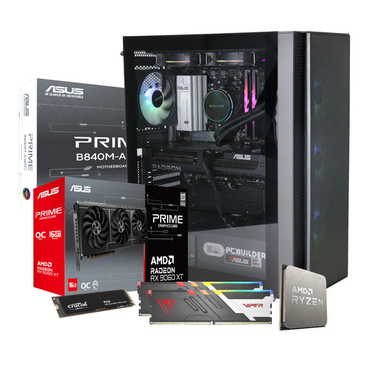 PCBuilder Ryzen 5 7600 SEEKER Windows 11 Gaming PC - Stellar Technologies