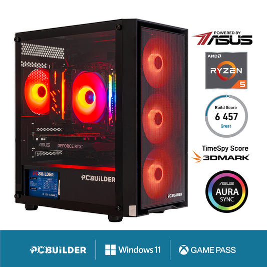 PCBuilder Ryzen 5 5600XT SENTINEL Windows 11 Gaming PC - Stellar Technologies