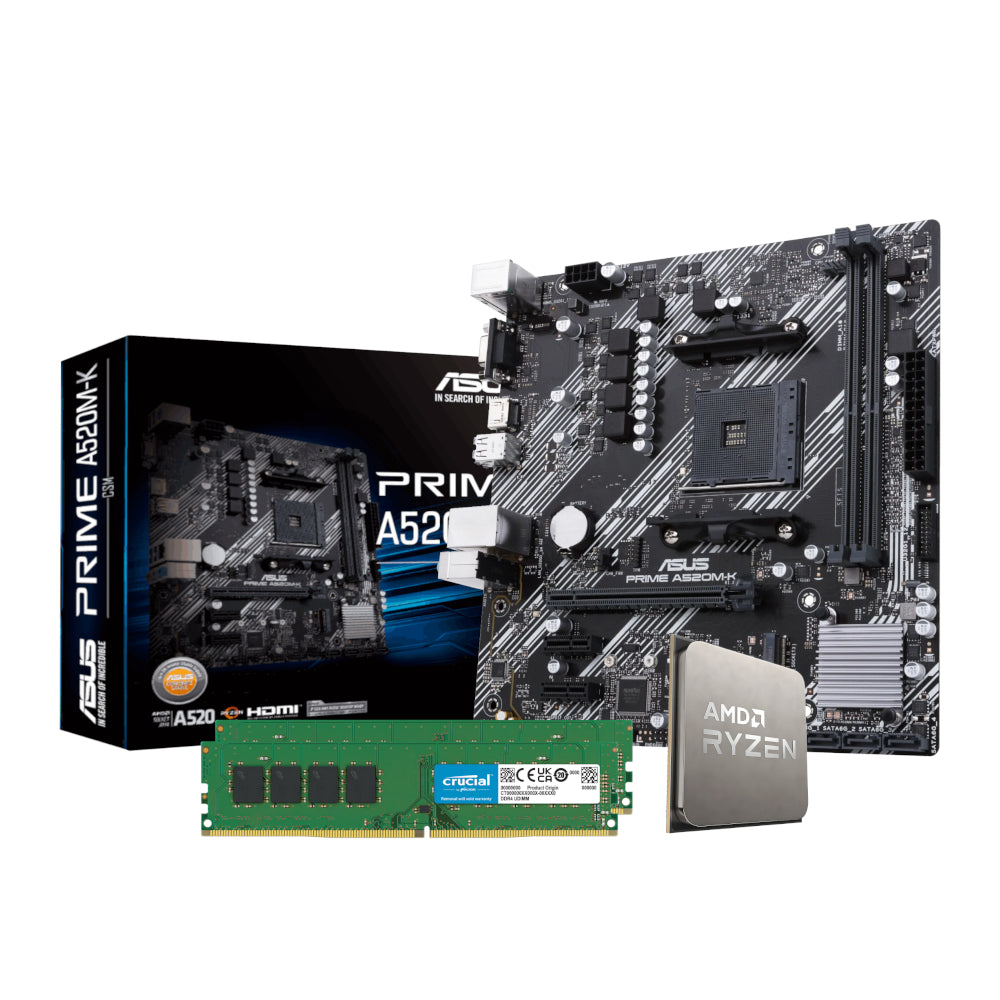 PCBuilder AMD Ryzen 5 5500 LEVEL UP Core Upgrade Kit - Stellar Technologies