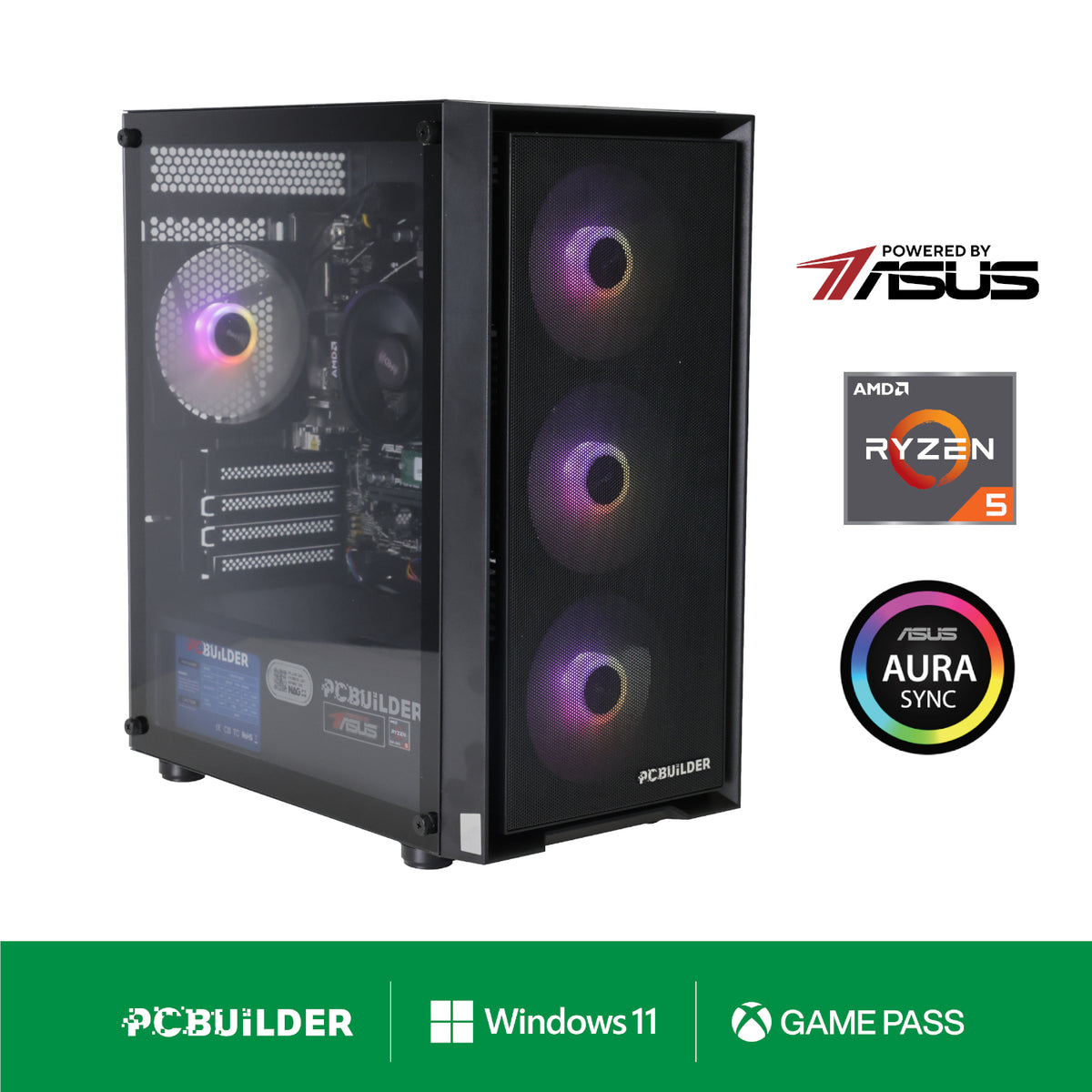 PCBuilder Ryzen 5 8600G WARDEN Windows 11 Gaming PC - Stellar Technologies