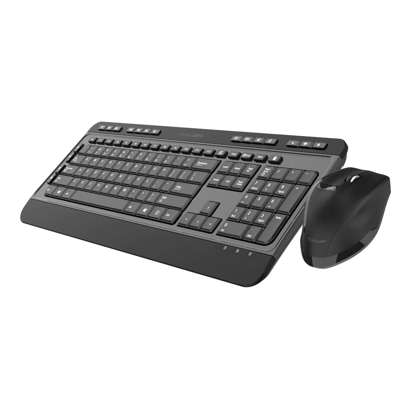 PCBuilder ALPHA Silent Wireless Keyboard and Mouse Combo - Stellar Technologies