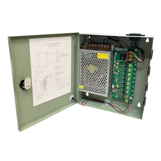 PD Power 9CH PSU 12V 8.3A PTC - Stellar Technologies