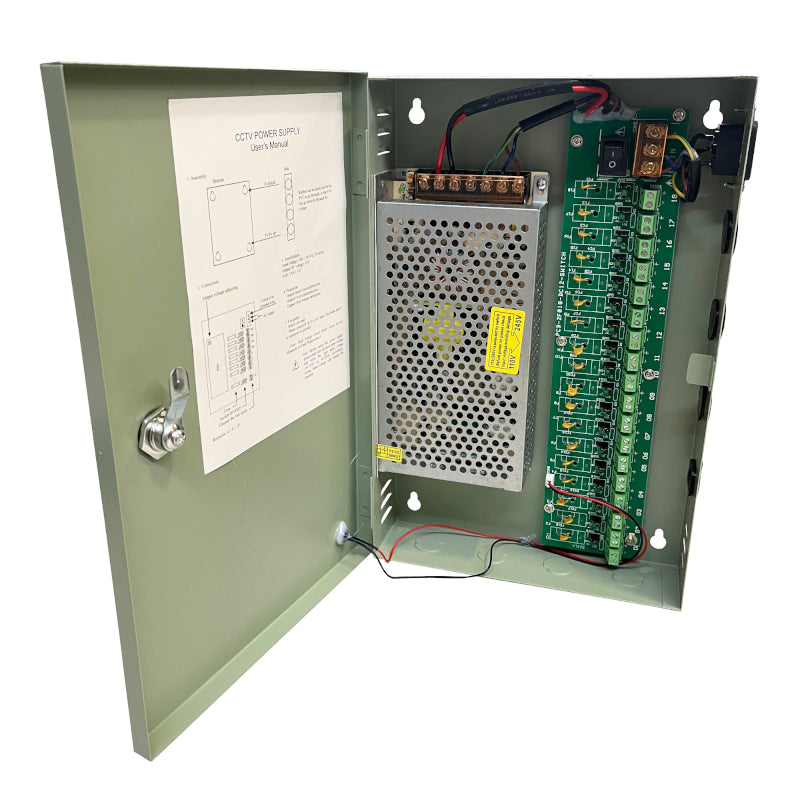PD Power 18CH PSU 12V 15A PTC - Stellar Technologies