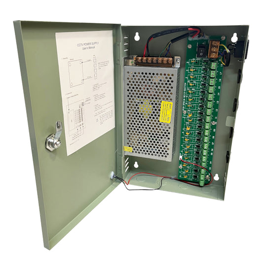PD Power 18CH PSU 12V 15A PTC - Stellar Technologies
