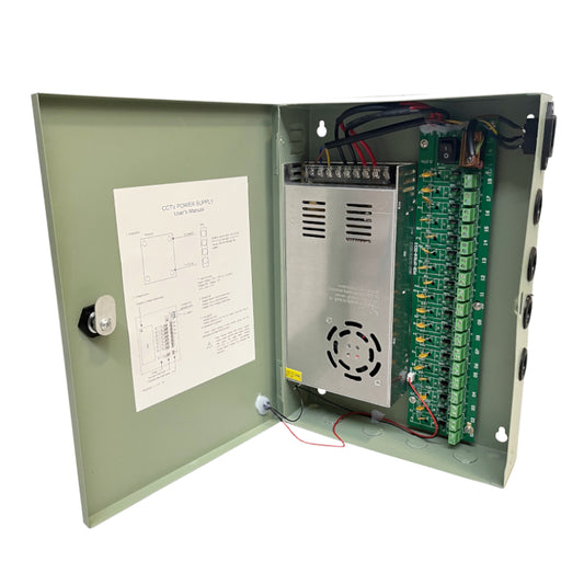 PD Power 18CH PSU 12V 25A PTC - Stellar Technologies