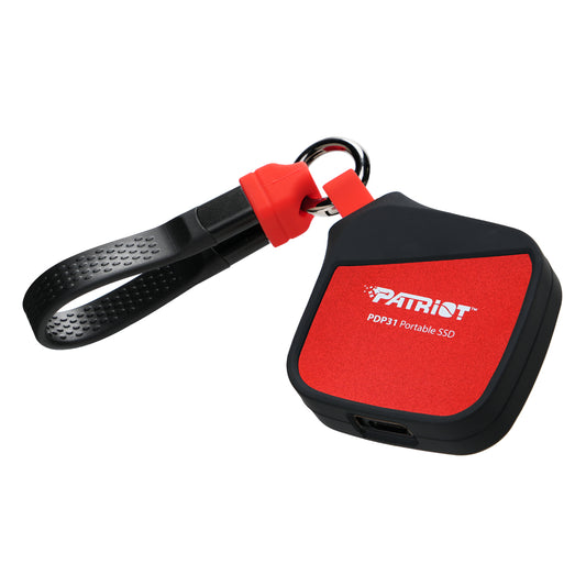 Patriot PDP31 500GB Type-C Portable SSD - Red / Black - Stellar Technologies