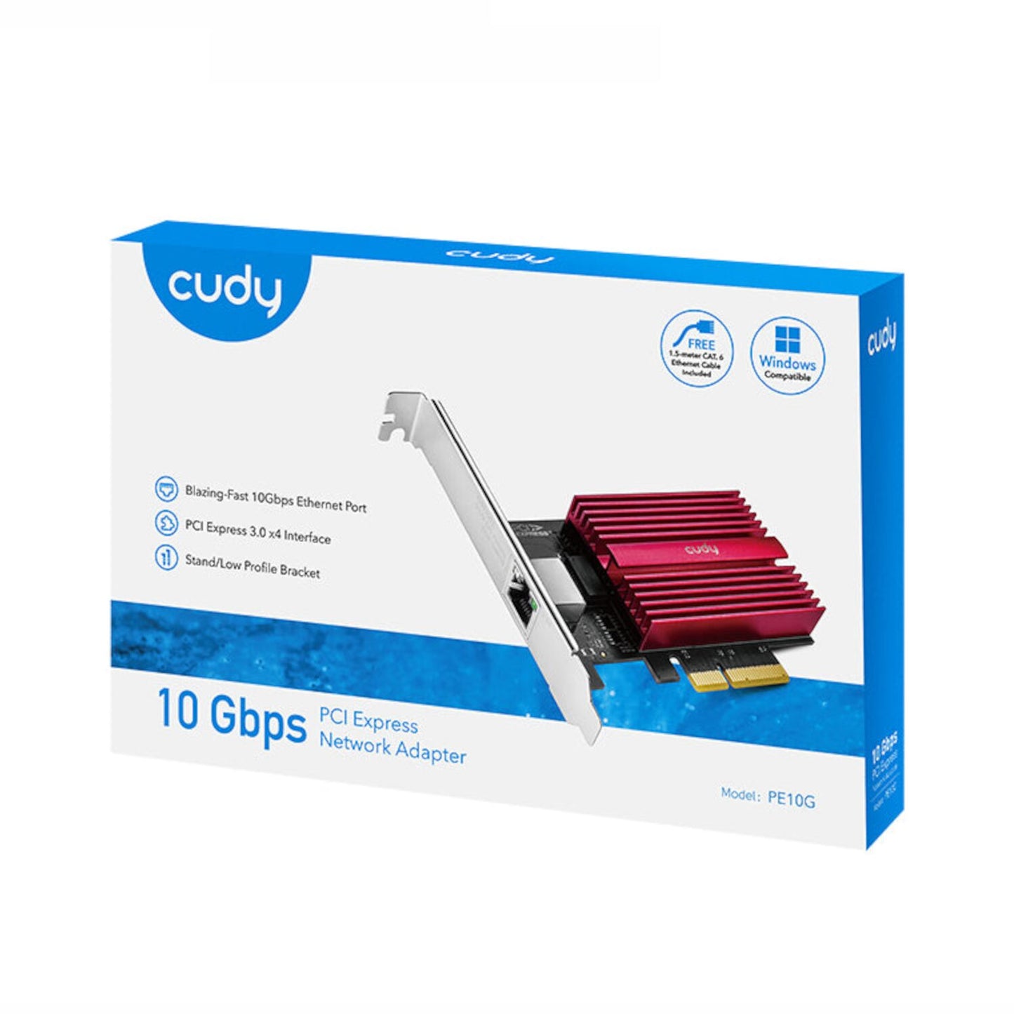 Cudy PE10G Network Adapter - 10Gbps, PCI Express - Stellar Technologies