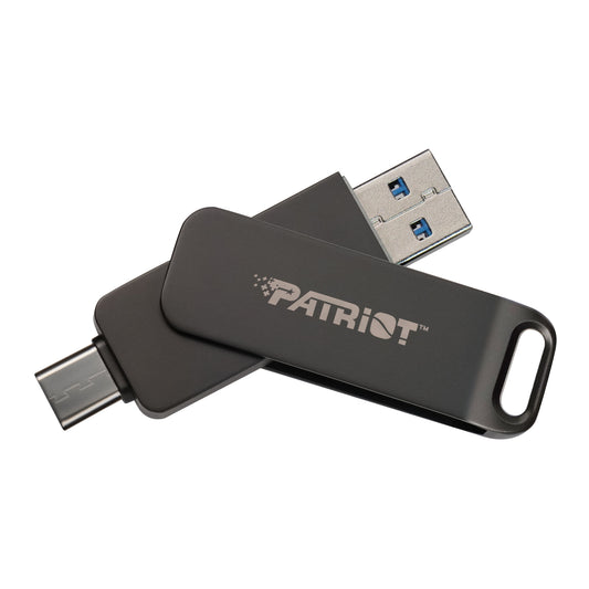 Patriot Rage R550 256GB USB3.2 Swing Type A to Type-C Flash Drive - Stellar Technologies