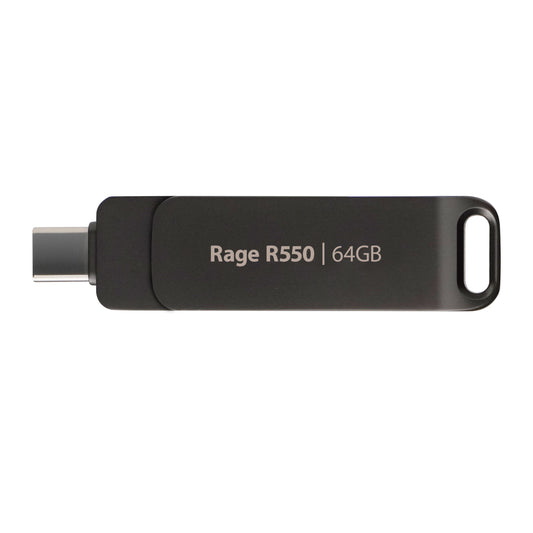 Patriot Rage R550 64GB USB3.2 Swing Type A to Type-C Flash Drive - Stellar Technologies