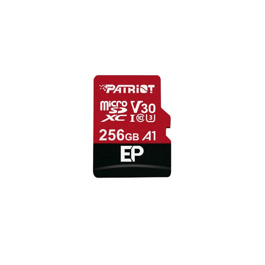 Patriot EP V30 A1 256GB Micro SDXC Card + Adapter - Stellar Technologies