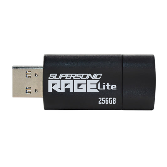 Patriot Rage Lite 256GB USB3.2 Flash Drive - Black - Stellar Technologies