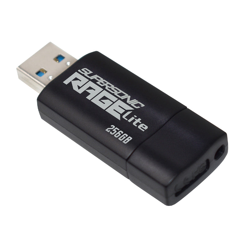 Patriot Rage Lite 256GB USB3.2 Flash Drive - Black - Stellar Technologies
