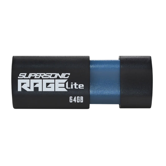 Patriot Rage Lite 64GB USB3.2 Flash Drive - Black - Stellar Technologies