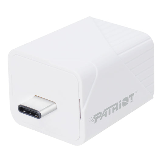 Patriot iLuxe Cube 512GB Type-C Smart Backup Solution - White - Stellar Technologies