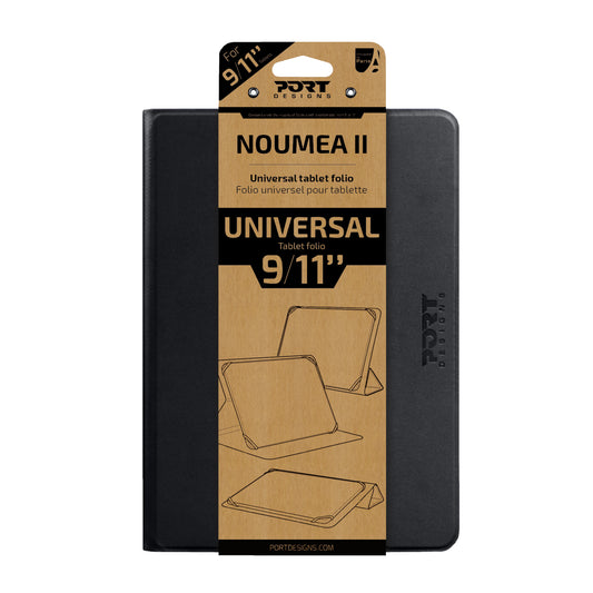 Port Designs Noumea II Universal 9/11" Tablet Folio - Black - Stellar Technologies