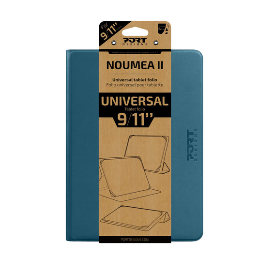Port Designs Noumea II Universal 9/11" Tablet Folio - Blue - Stellar Technologies