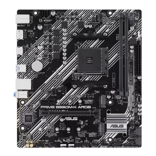 Asus PRIME B550M-K ARGB AM4 M-ATX Motherboard - Stellar Technologies