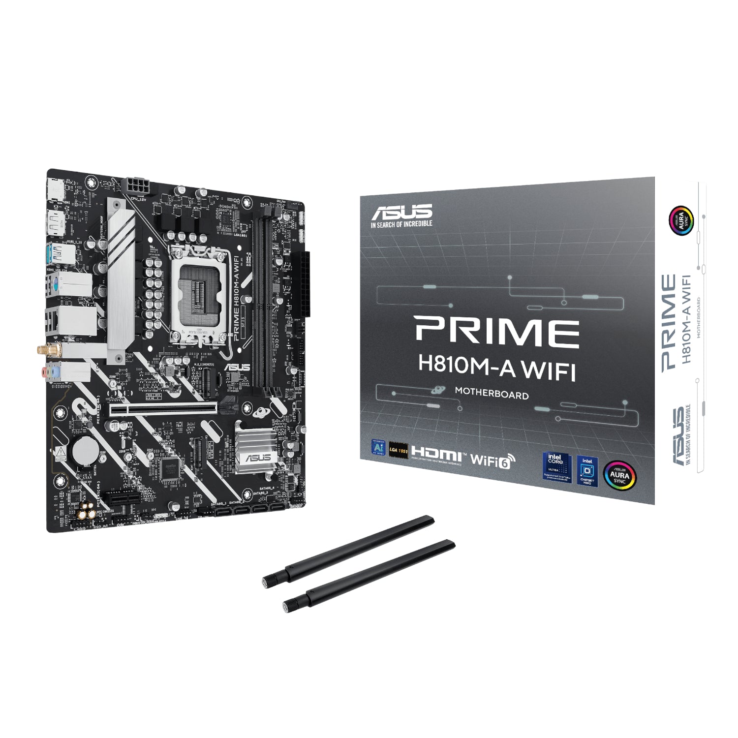 Asus PRIME H810M-A WIFI LGA1851 Micro ATX Motherboard - Stellar Technologies