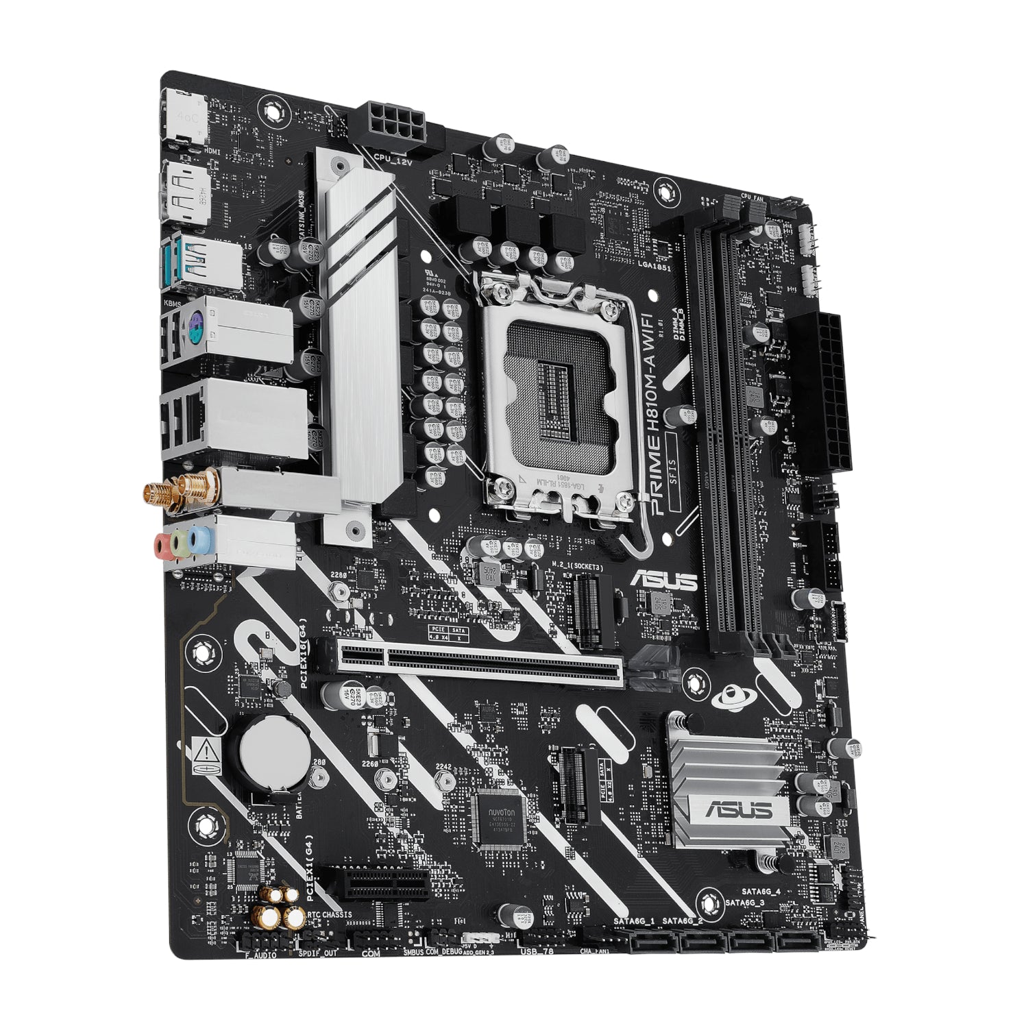 Asus PRIME H810M-A WIFI LGA1851 Micro ATX Motherboard - Stellar Technologies