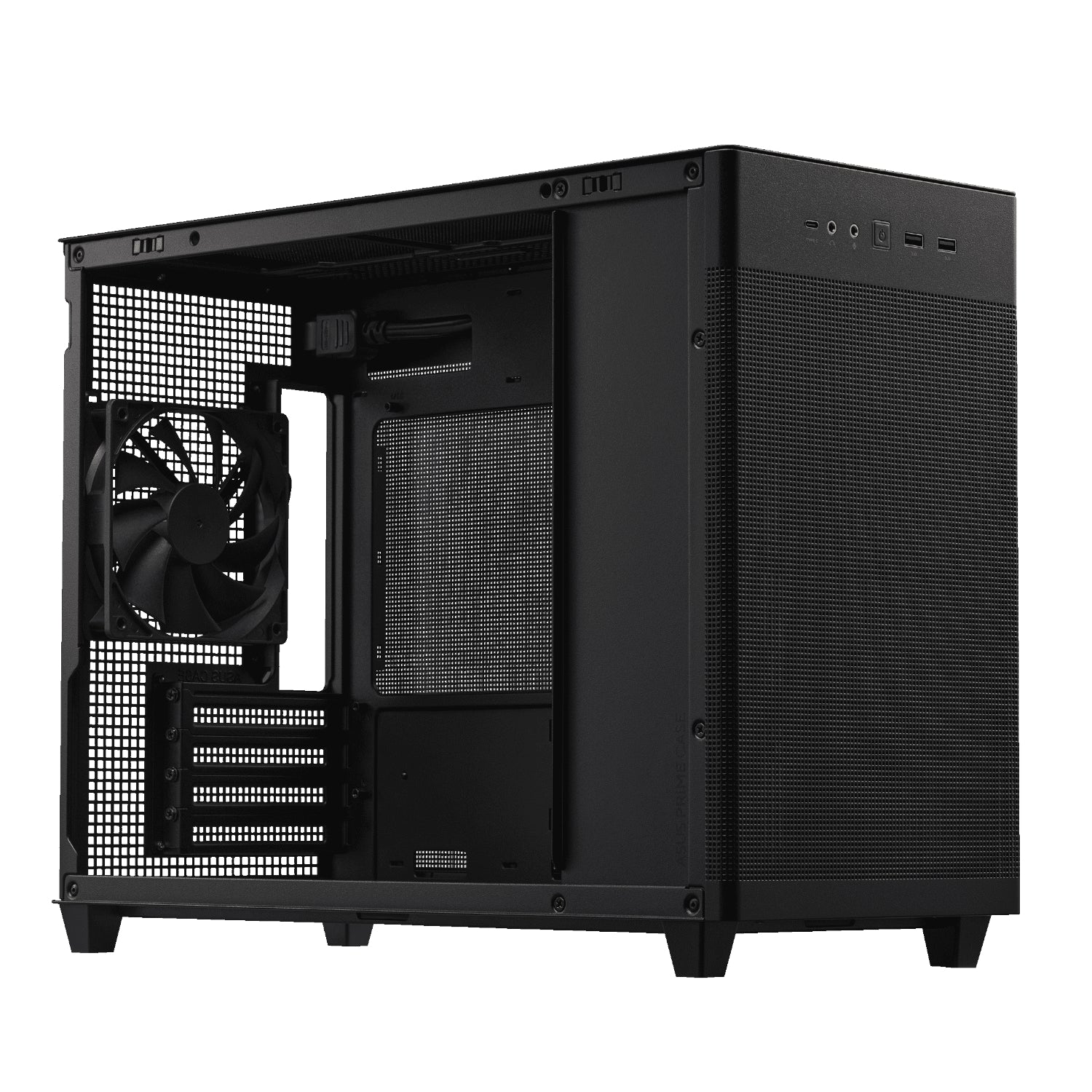 Asus Prime AP201 Mesh MicroATX Chassis - Black - Stellar Technologies