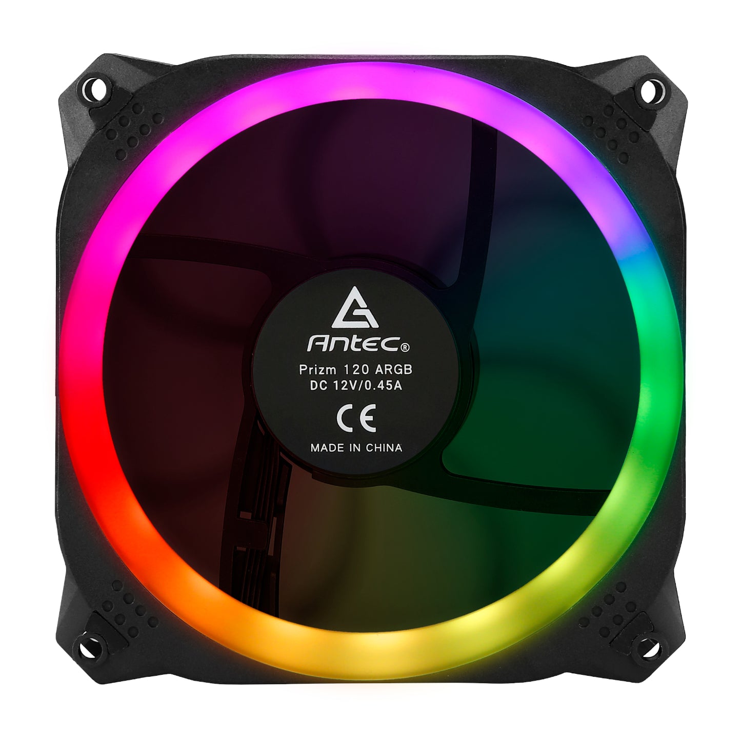 Antec Prizm 120 ARGB Case Fan 5 Pack + Controller - Black - Stellar Technologies