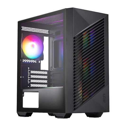 MSI PRO FORGE M050A Micro-ATX Gaming Chassis - Black - Stellar Technologies
