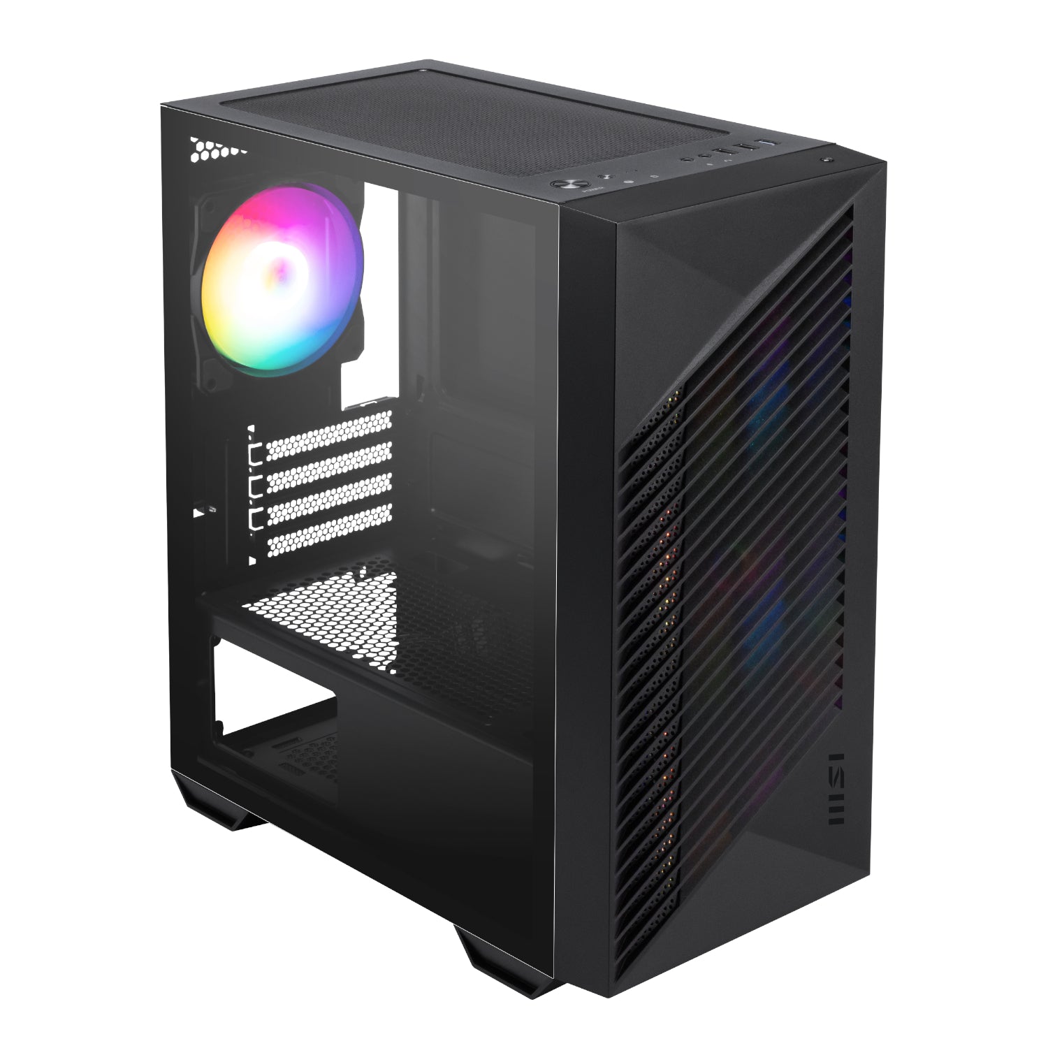 MSI PRO FORGE M050A Micro-ATX Gaming Chassis - Black - Stellar Technologies