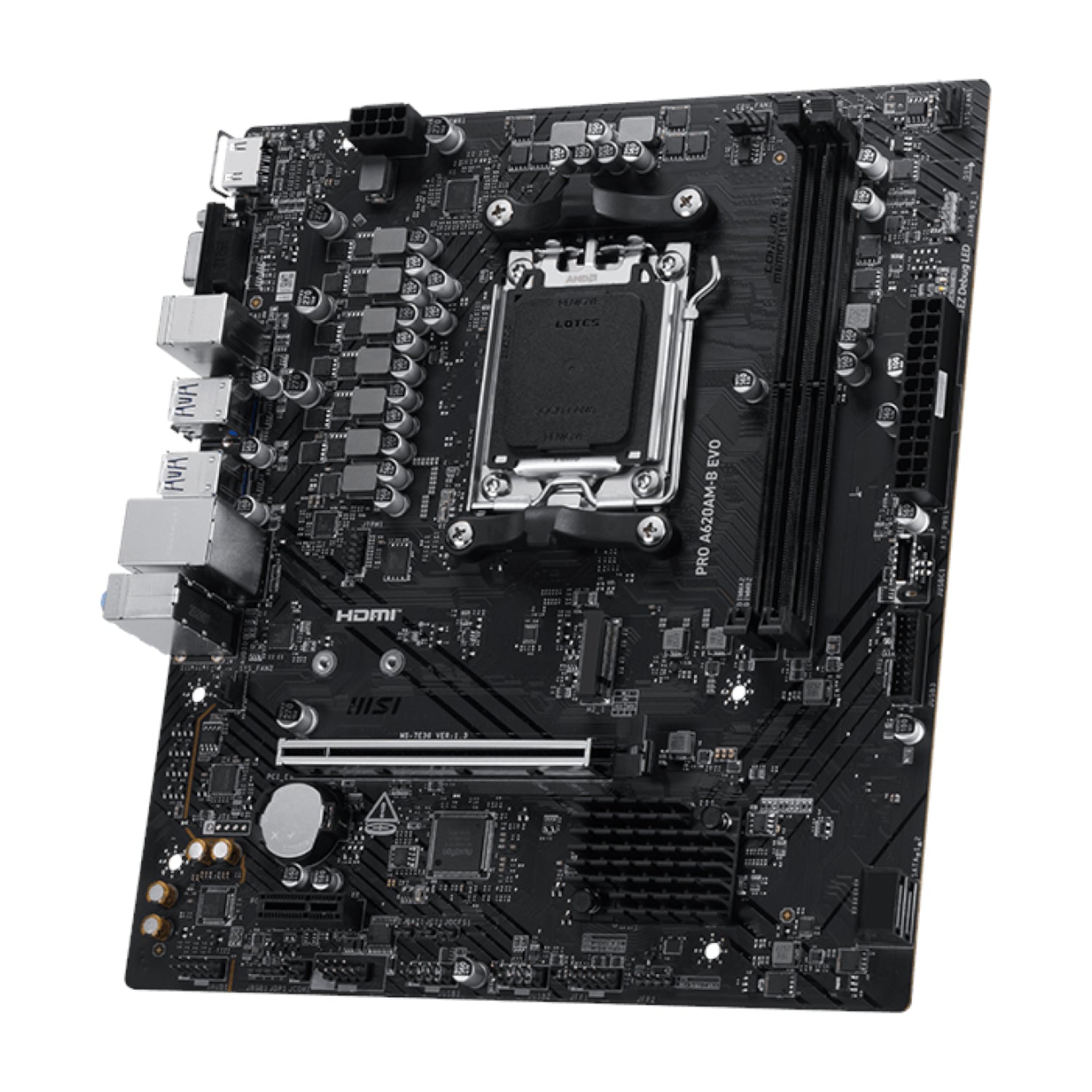 MSI PRO A620AM-B EVO AM5 M-ATX Motherboard - Stellar Technologies