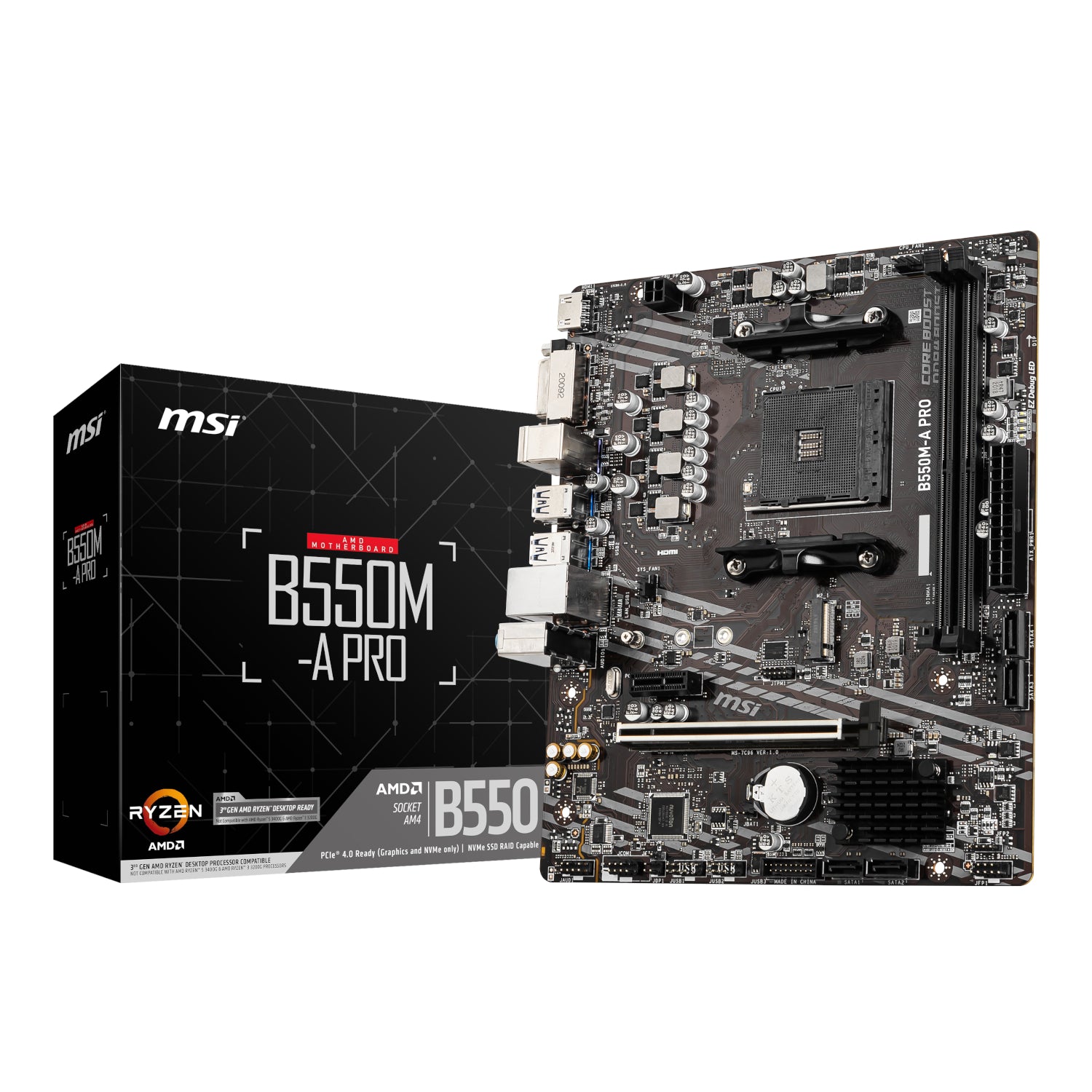 MSI B550M-A Pro AM4 M-ATX Motherboard - Stellar Technologies